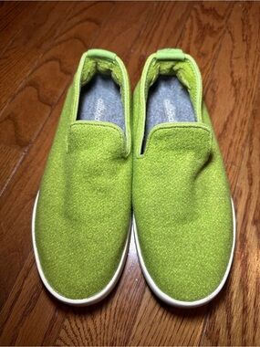allbirds Lime Green Slip-On Sneakers